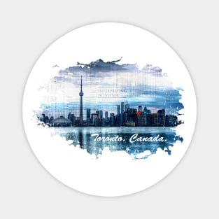 Canada. Toronto. Skyline Magnet